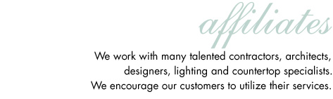 Family Kitchens: affiliates ... a selection of reputable contractors, architects, interior designers, lighting and countertop specialists